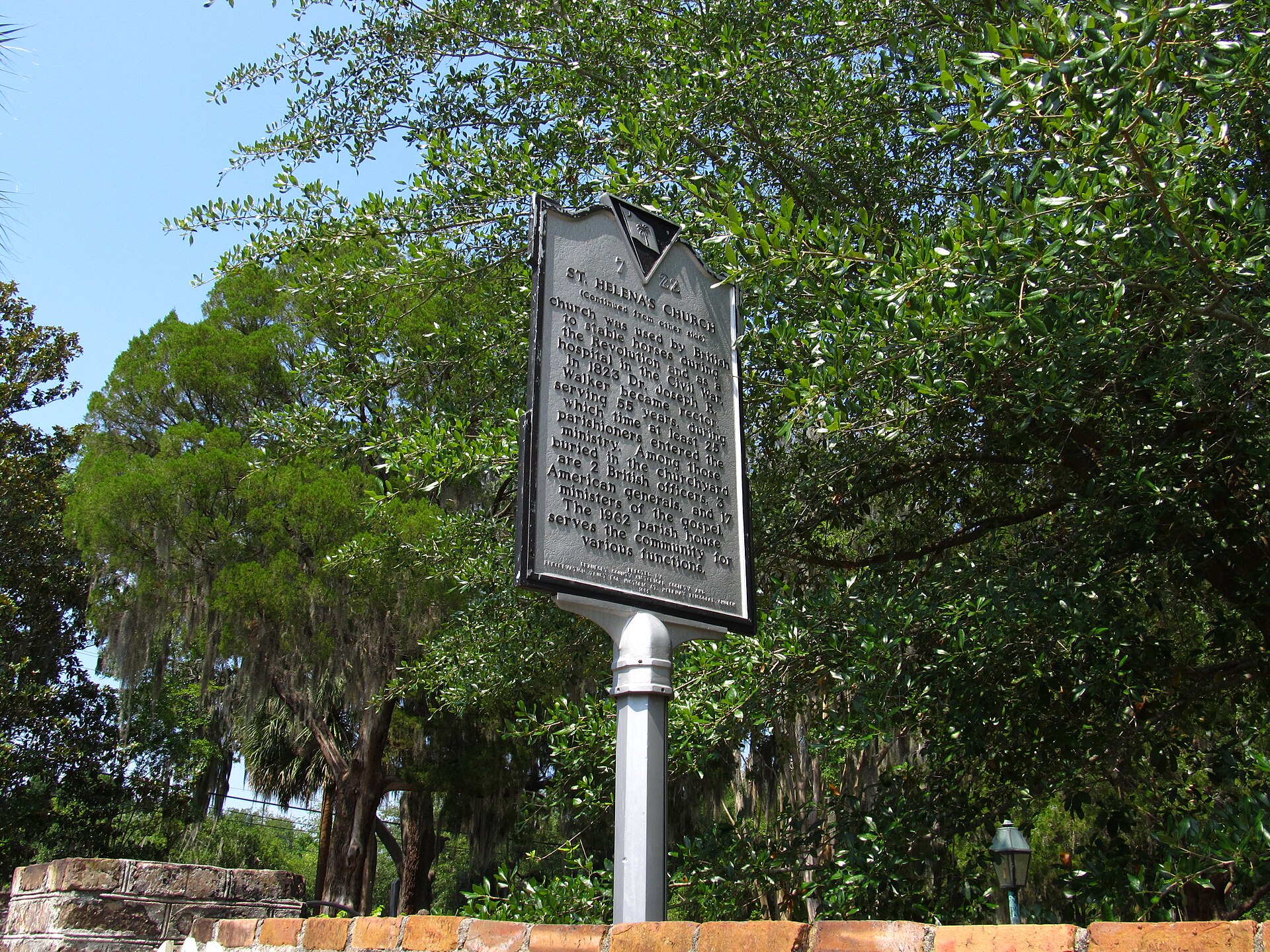St. Helena's Episcopal Church in historic Beaufort, South Carolina