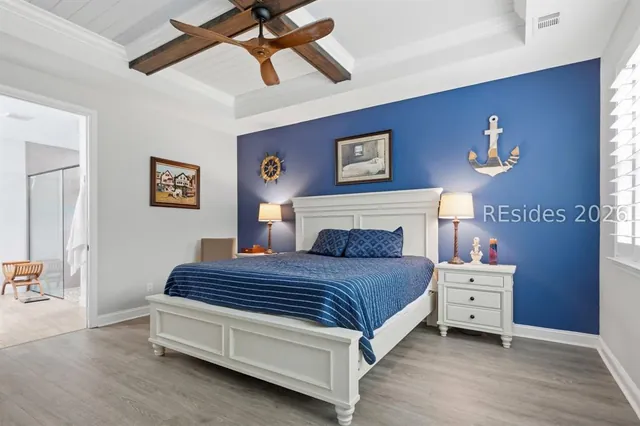 Primary bedroom at 1217 St. Somewhere Drive