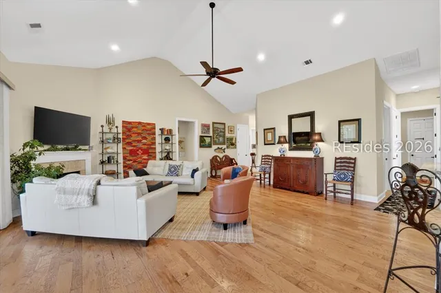 Living room at 174 Slack Tide Drive