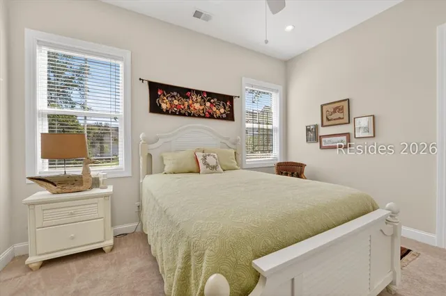 Primary bedroom at 174 Slack Tide Drive