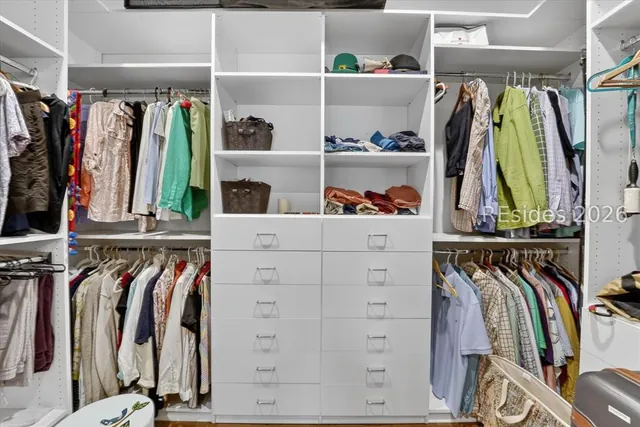 Fitted walk-in closet at 174 Slack Tide Drive
